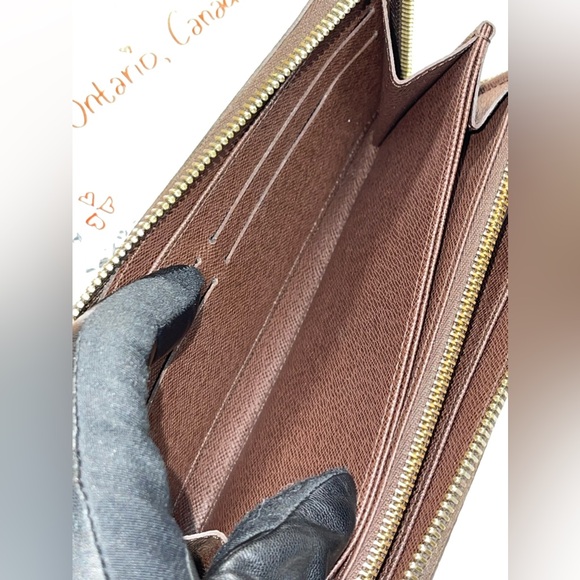 🌸Damier Ebene Zippy Zip Around Long Wallet - Picture 9 of 16